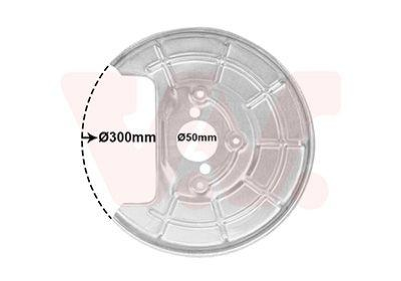 VAN WEZEL Spritzblech, Bremsscheibe
