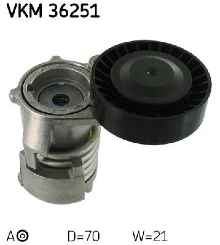SKF Tensioner Pulley, V-ribbed belt