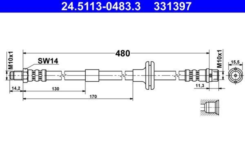 ATE Brake Hose