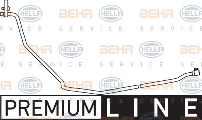 HELLA High Pressure Line, air conditioning BEHR HELLA SERVICE *** PREMIUM LINE ***