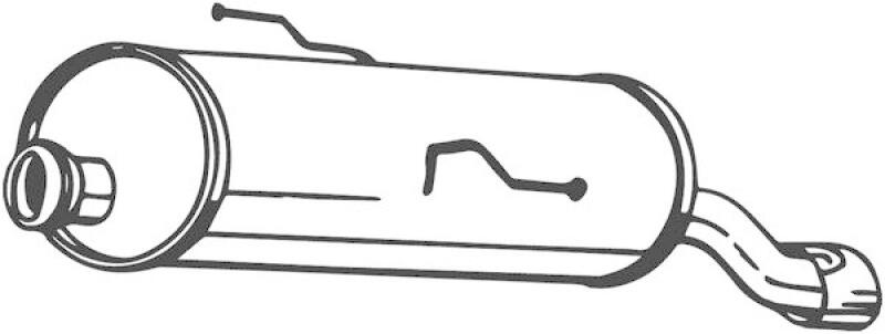 BOSAL End Silencer