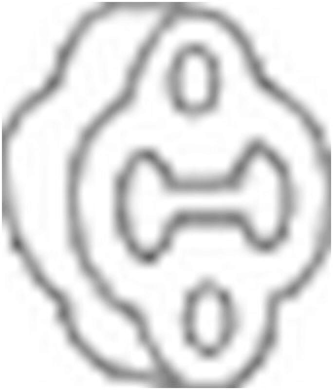 BOSAL Rubber Strip, exhaust system