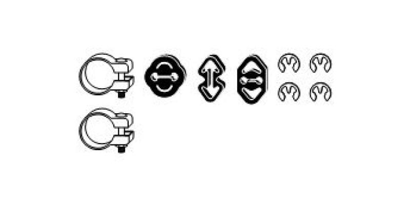 HJS Mounting Kit, exhaust system