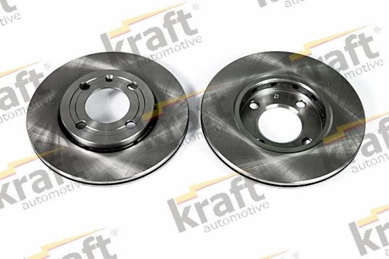 2x KRAFT AUTOMOTIVE Brake Disc