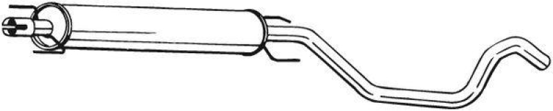 BOSAL Middle Silencer