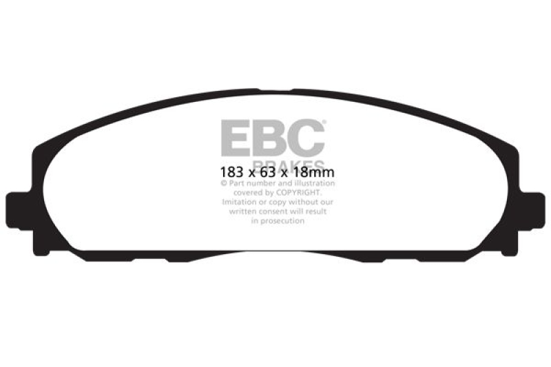 EBC Brakes Brake Pad Set, disc brake