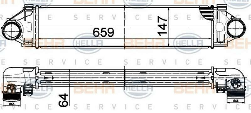 HELLA Intercooler, charger