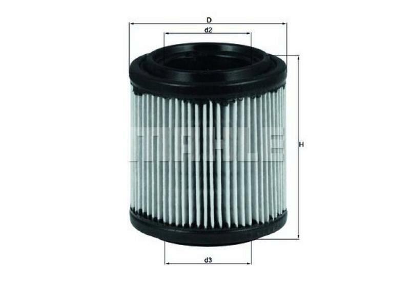 MAHLE ORIGINAL Luftfilter LX 279