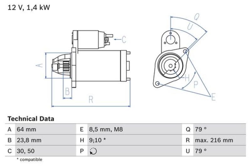 BOSCH Starter