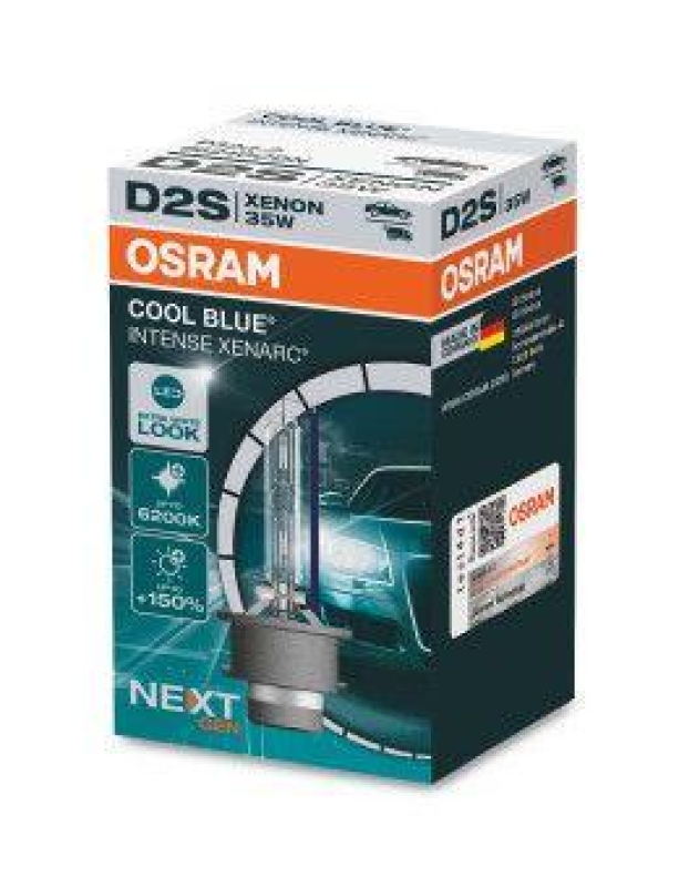 OSRAM Glühlampe, Fernscheinwerfer XENARC® COOL BLUE® INTENSE (Next Gen)