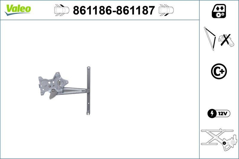 VALEO Fensterheber 861186