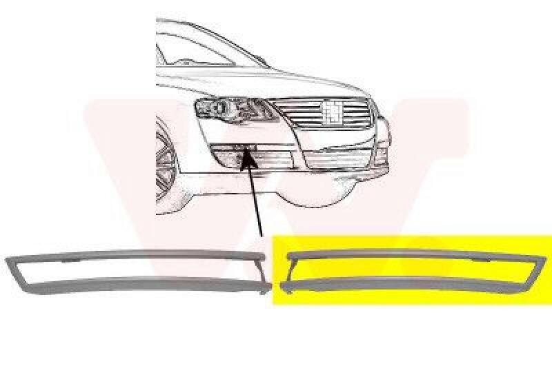 VAN WEZEL Cover, bumper ** Equipart **