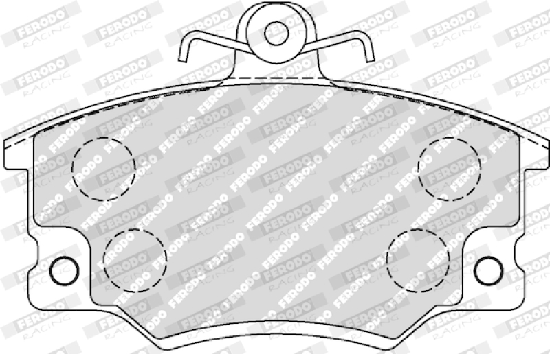 FERODO RACING Bremsbelagsatz, Scheibenbremse