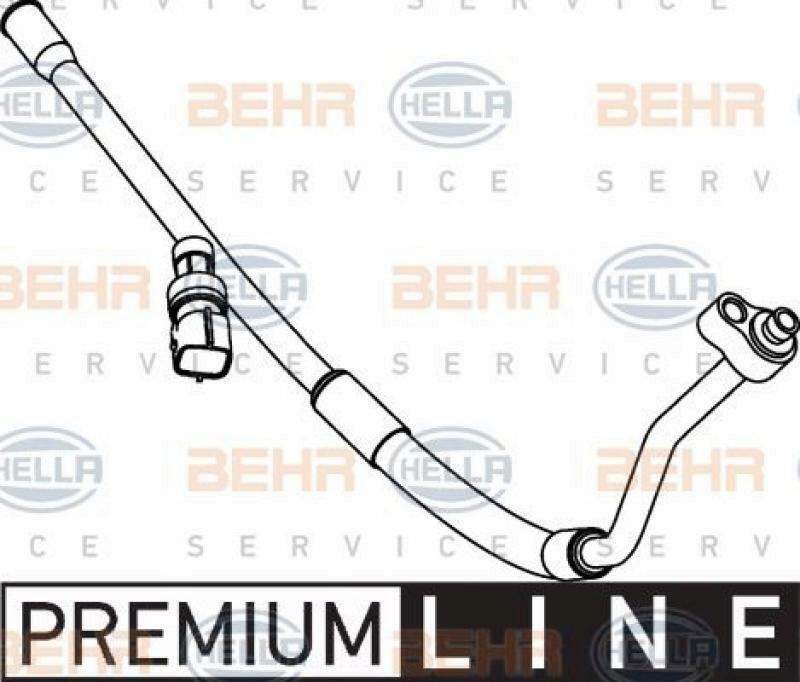 HELLA Hochdruckleitung, Klimaanlage BEHR HELLA SERVICE *** PREMIUM LINE *** 9...