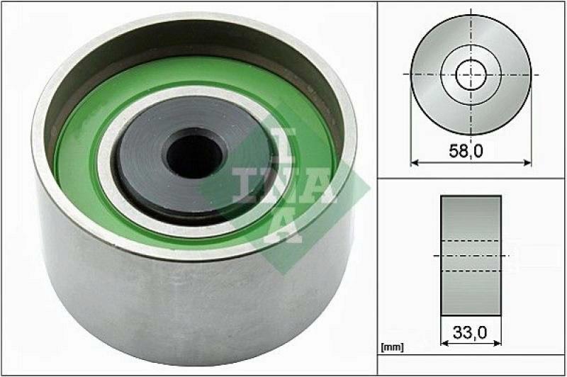 INA Deflection/Guide Pulley, timing belt