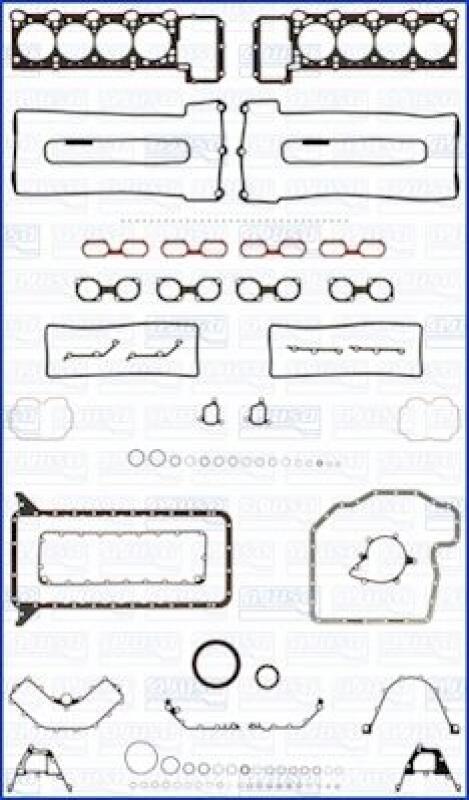 AJUSA Full Gasket Set, engine FIBERMAX