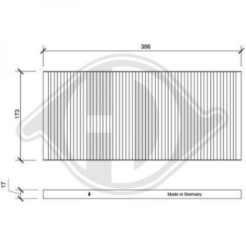 DIEDERICHS Filter, Innenraumluft DIEDERICHS Climate DCI0013