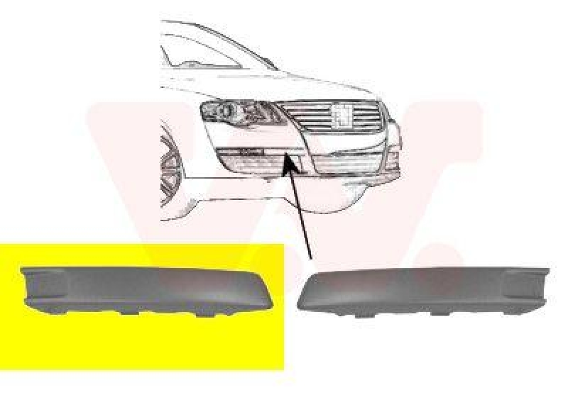 VAN WEZEL Cover, bumper ** Equipart **