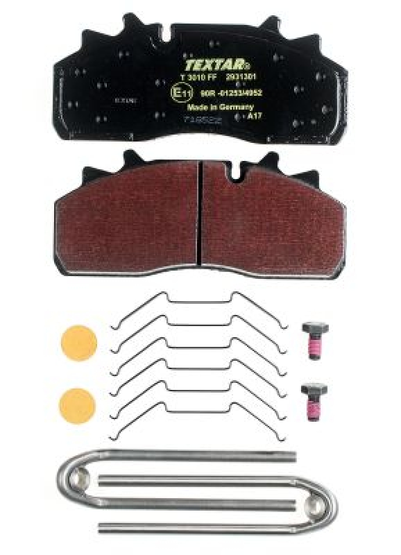 TEXTAR Bremsbelagsatz, Scheibenbremse Lightweight Technology