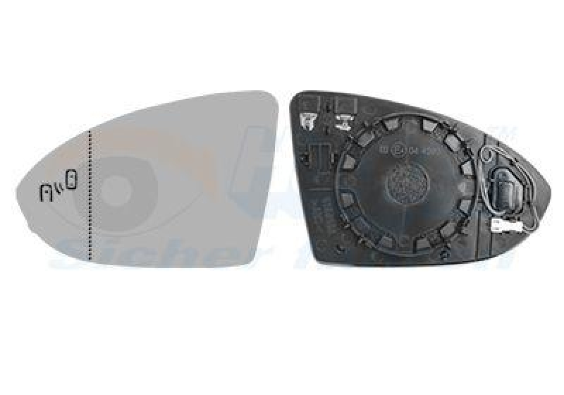 VAN WEZEL Spiegelglas, Außenspiegel * HAGUS *