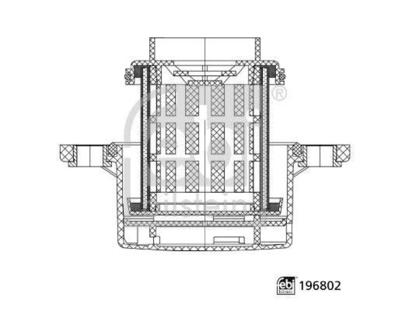 FEBI BILSTEIN Luftfilter, Retarder 196802