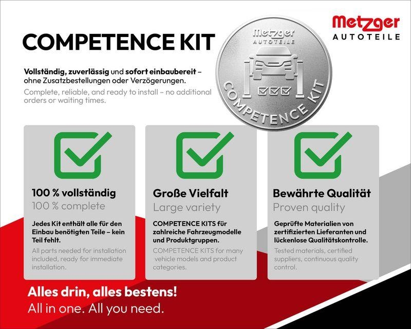 METZGER AUTOTEILE Spurstangenkopf COMPETENCE KIT GREENPARTS