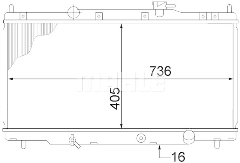 MAHLE Kühler, Motorkühlung BEHR