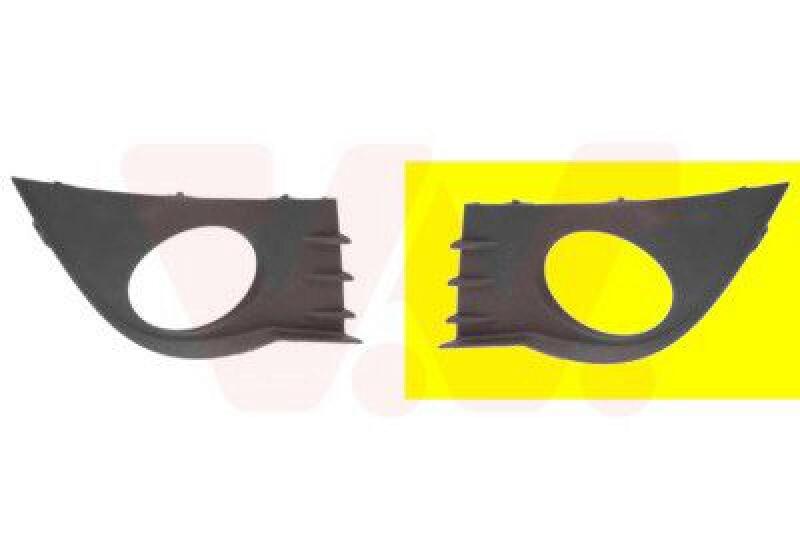 VAN WEZEL L&uuml;ftungsgitter, Sto&szlig;f&auml;nger ** Equipart ** 4331593