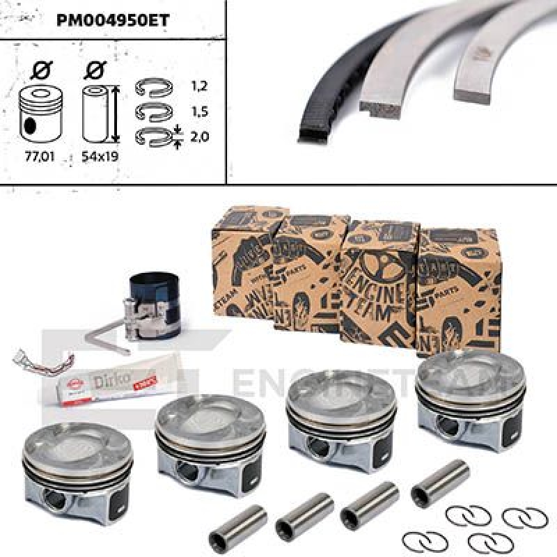 ET ENGINETEAM Kolbensatz boxET – service kit