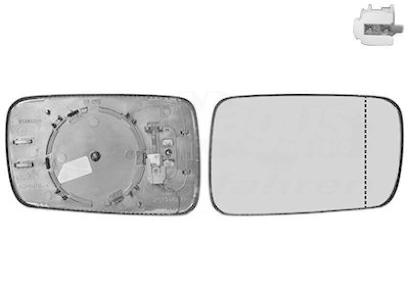 VAN WEZEL Spiegelglas, Au&szlig;enspiegel * HAGUS * 0652838U