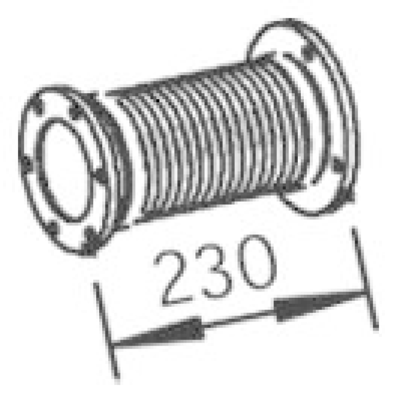 DINEX Corrugated Pipe, exhaust system