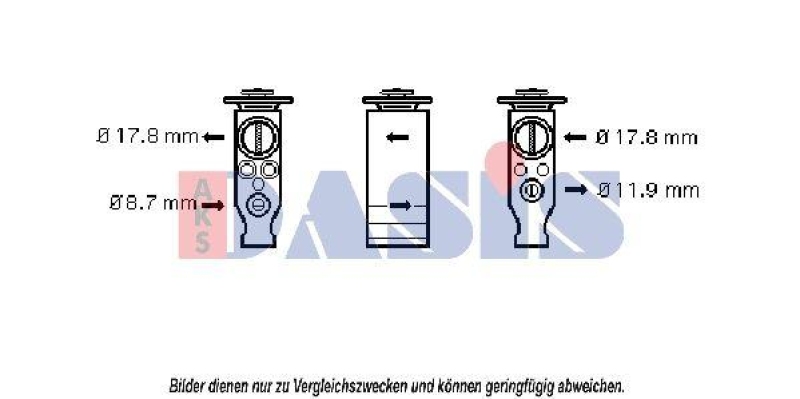 AKS DASIS Expansionsventil, Klimaanlage 840138N