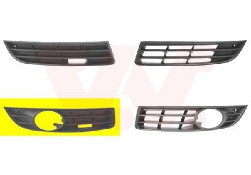 VAN WEZEL Lüftungsgitter, Stoßfänger ** Equipart **