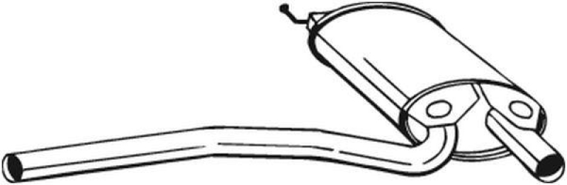 BOSAL Middle Silencer