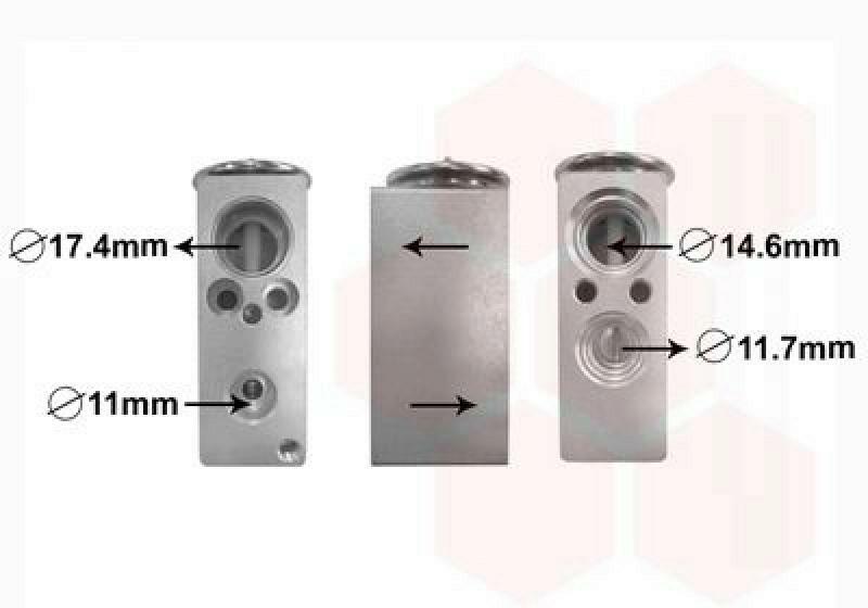 VAN WEZEL Expansionsventil, Klimaanlage