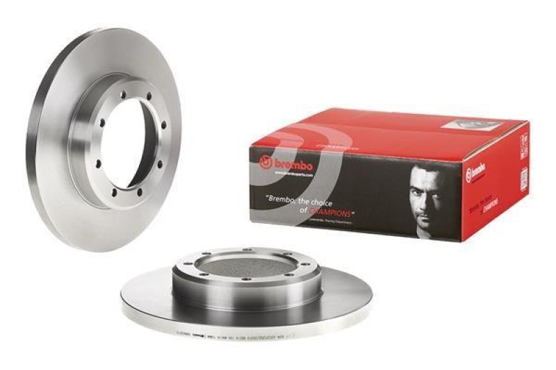 2x BREMBO Bremsscheibe PRIME LINE 08.A650.10