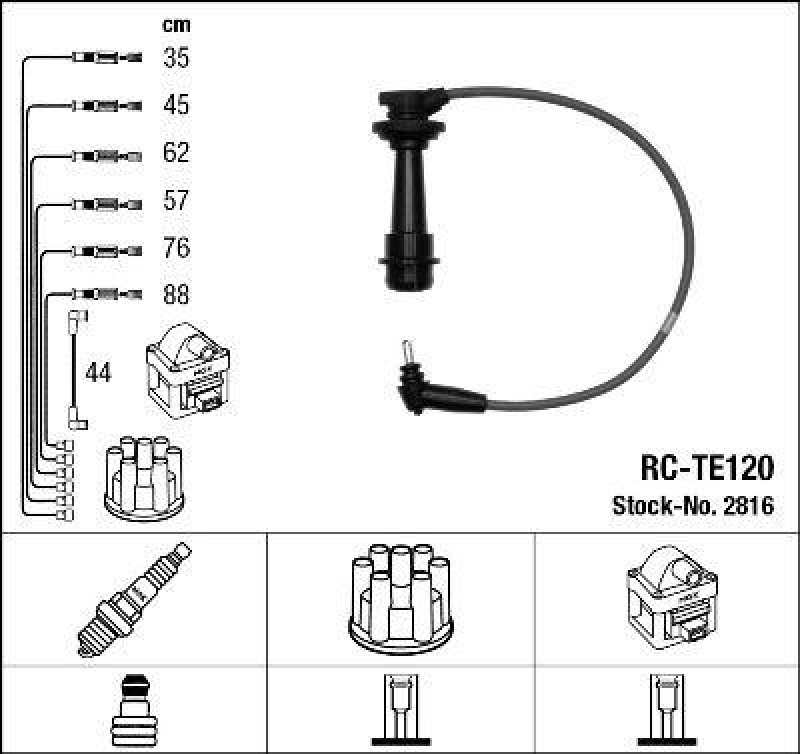 NGK Ignition Cable Kit