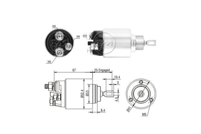 ERA Magnetschalter für Starter / Anlasser