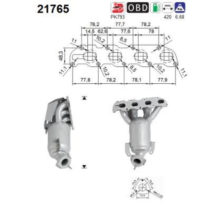 AS Catalytic Converter