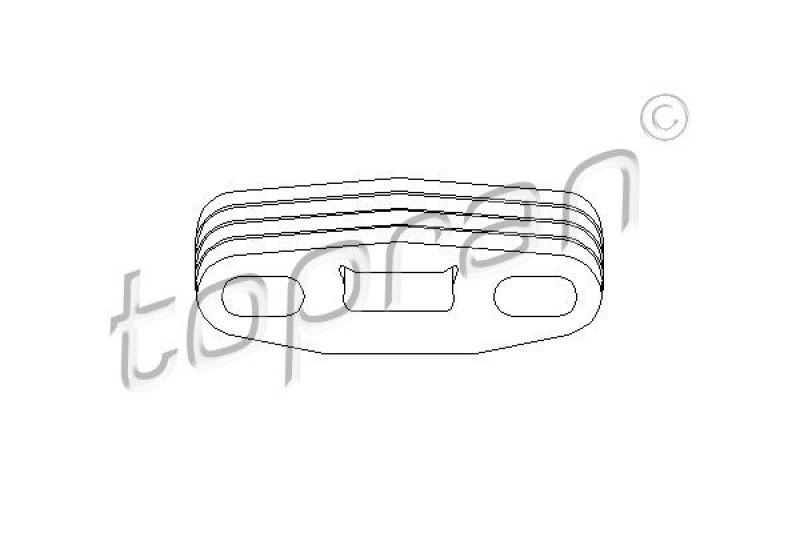 TOPRAN Mount, exhaust system