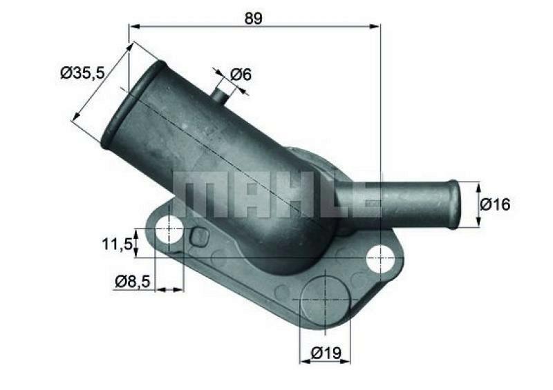 MAHLE Thermostat, coolant