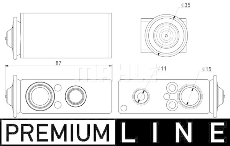 MAHLE Expansionsventil, Klimaanlage BEHR *** PREMIUM LINE ***