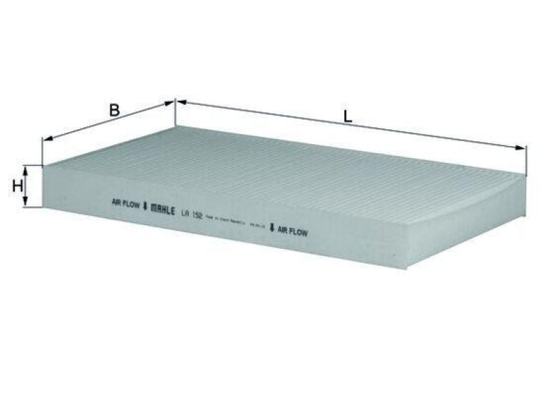 MAHLE Filter, Innenraumluft LA 152