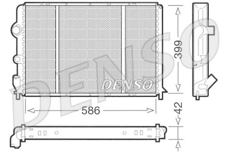 DENSO Radiator, engine cooling
