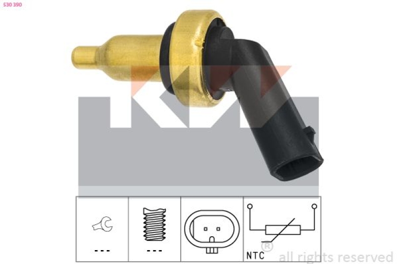 KW Sensor, Kühlmitteltemperatur Made in Italy - OE Equivalent