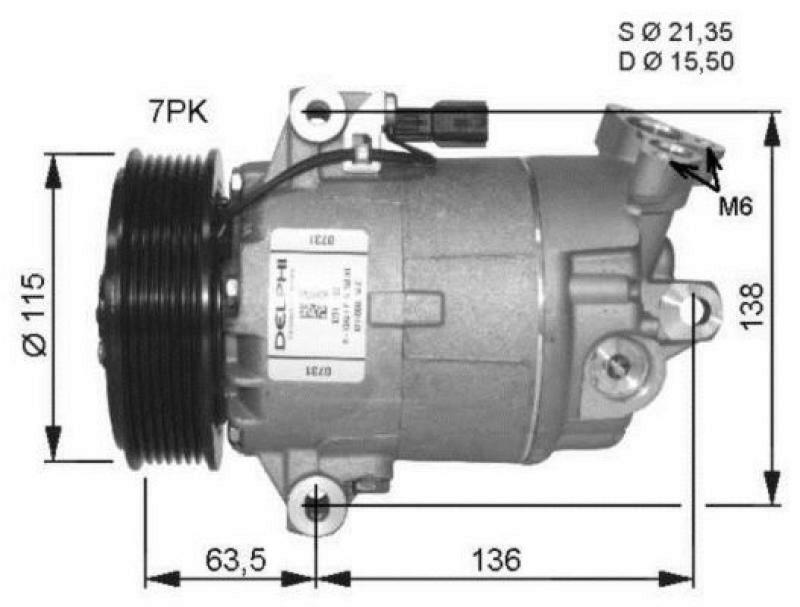 NRF Kompressor, Klimaanlage