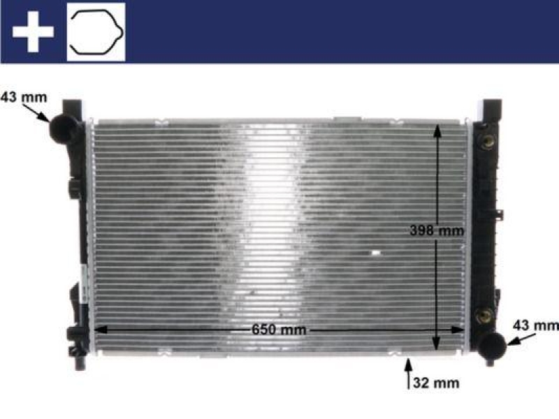 MAHLE Radiator, engine cooling BEHR