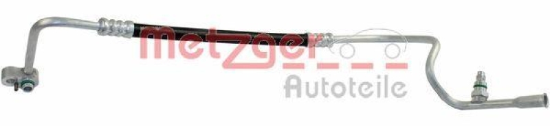 METZGER High-/Low Pressure Line, air conditioning