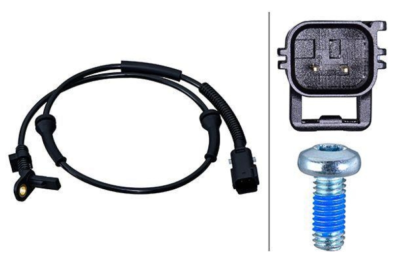 HELLA Sensor, Raddrehzahl 6PU 358 218-291