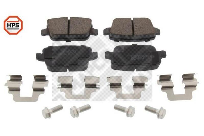 MAPCO Brake Pad Set, disc brake